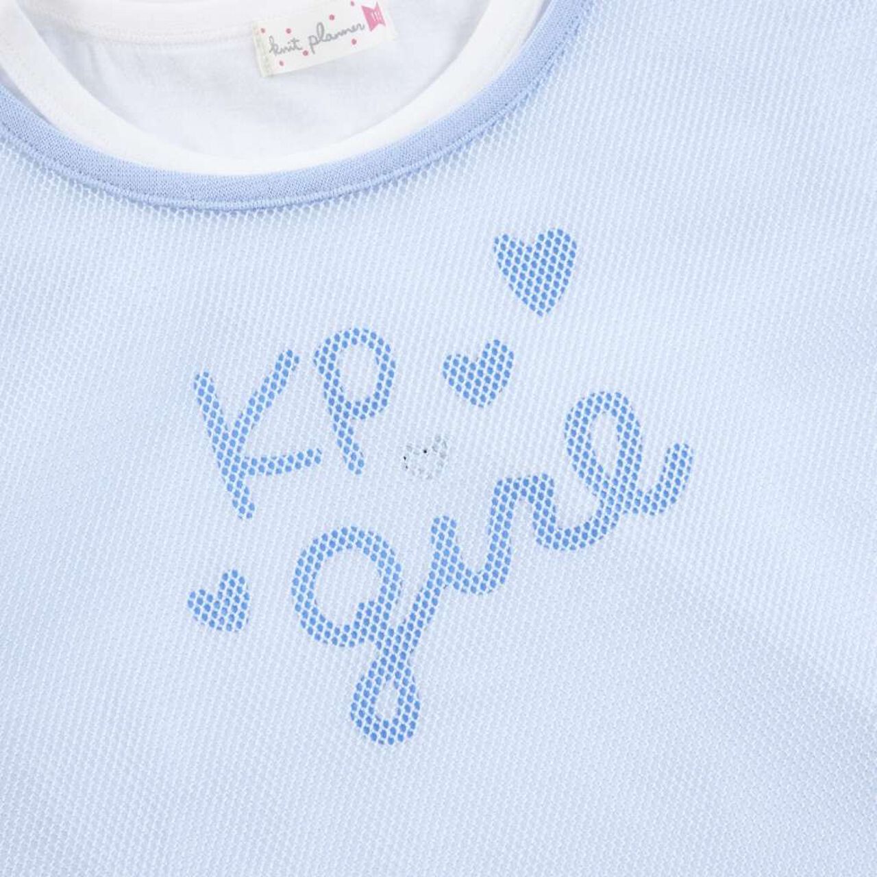 KP Mesh & Logo T-Shirt Set,Sax blue, large image number 10
