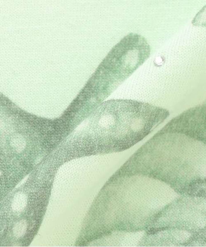 Shell Illustration Short Sleeve T-Shirt [Korean Fashion],Light green, medium image number 11