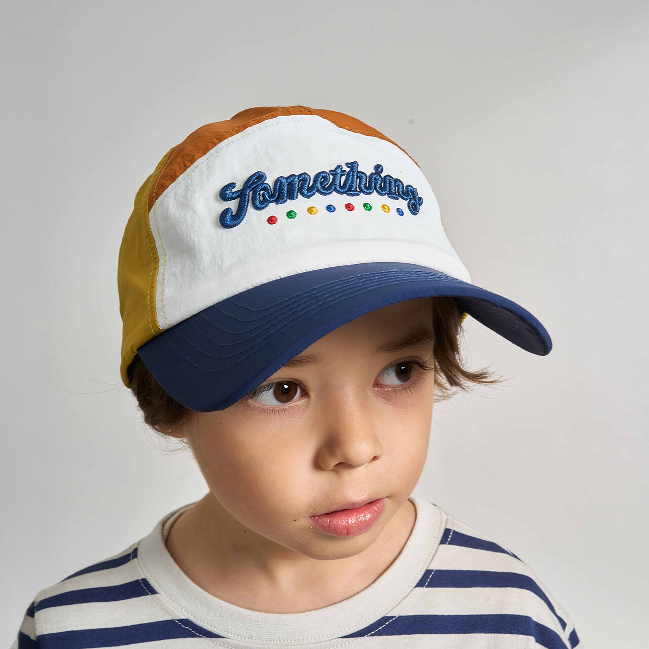 Logo Embroidery Cap,Ivory, large image number 0