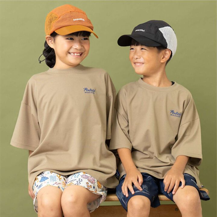 [D Select] Nylon Mesh Cap,Brick, medium image number 1
