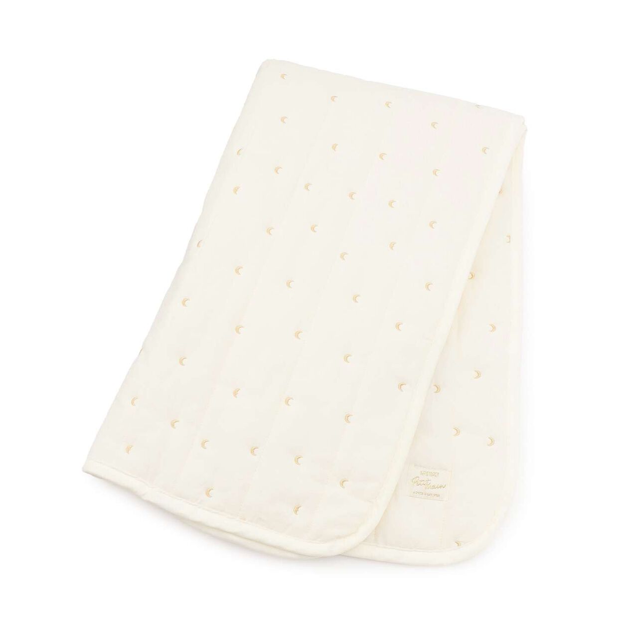 Quilted Embroidery Mattress Pad,Ivory, large image number 0
