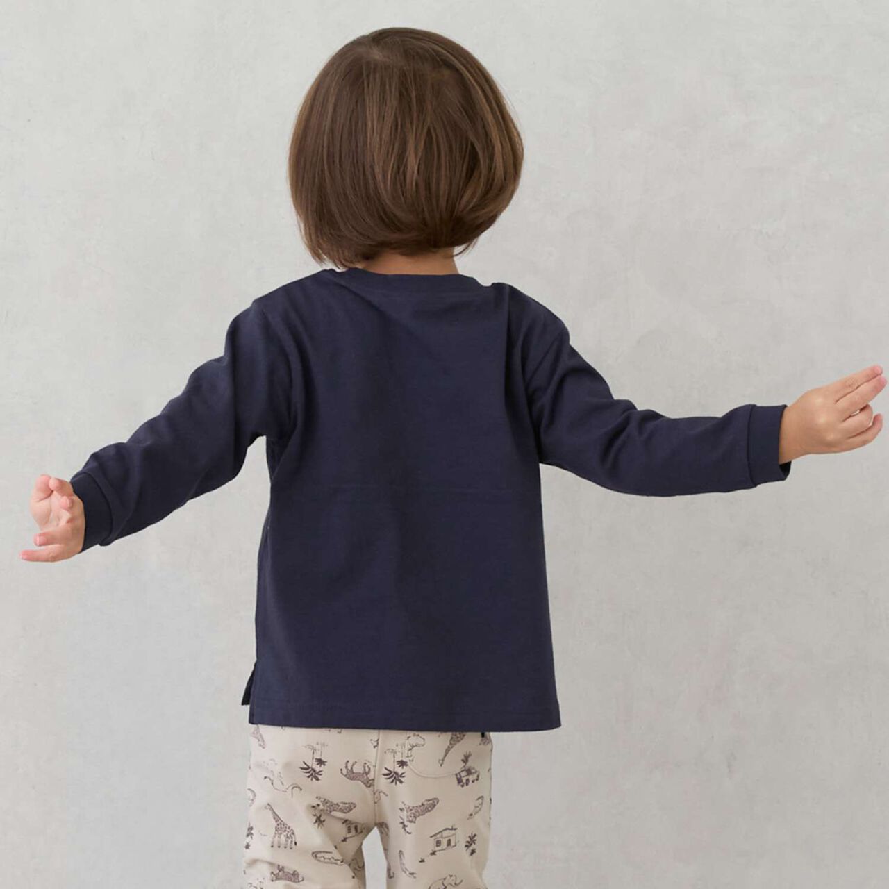 [Affordable] BOYS Long-Sleeve T-Shirt,Deep green, large image number 3