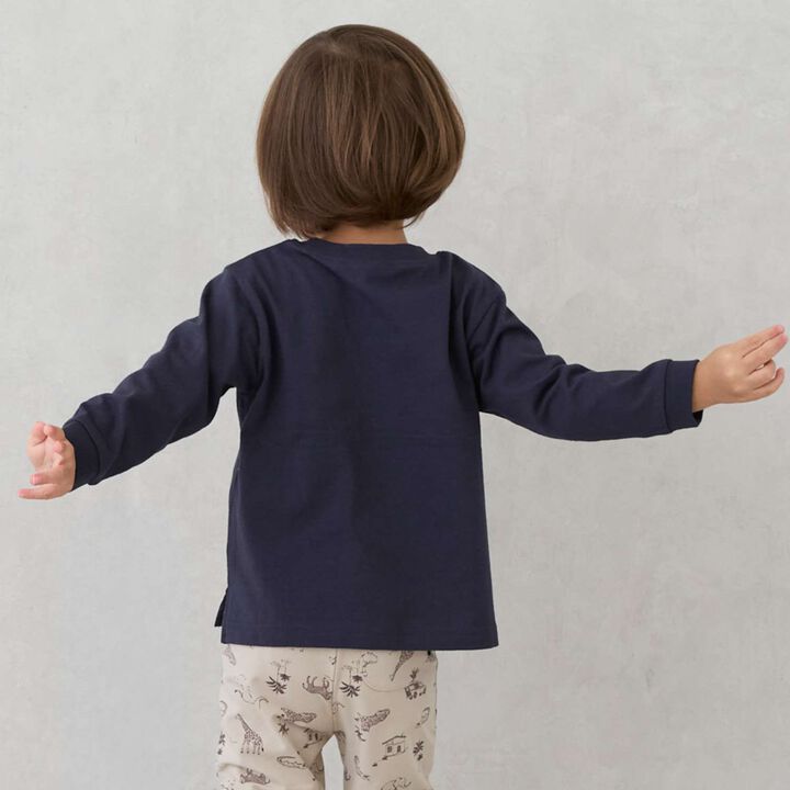 [Affordable] BOYS Long-Sleeve T-Shirt,Deep green, medium image number 3