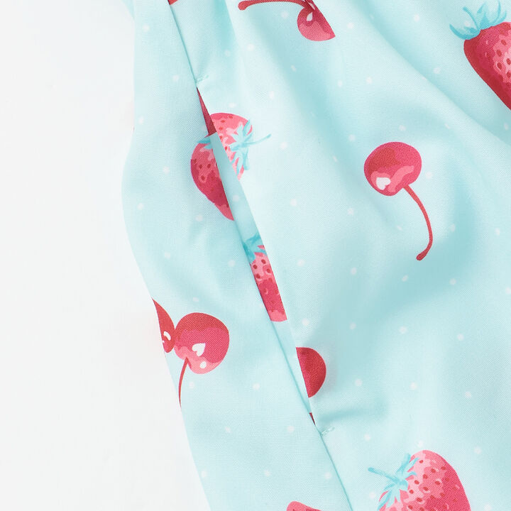 Strawberry Cherry Polka Dot Camisole Dress,Off white, medium image number 5