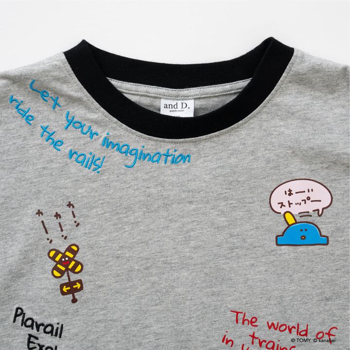 Gather! Plarails Icon Long Sleeve T-Shirt,Top gray, medium image number 13