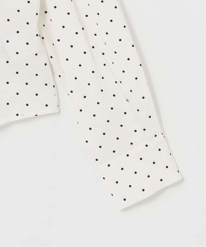 Stone Name Bow Tie Shirt,Off white, medium image number 5