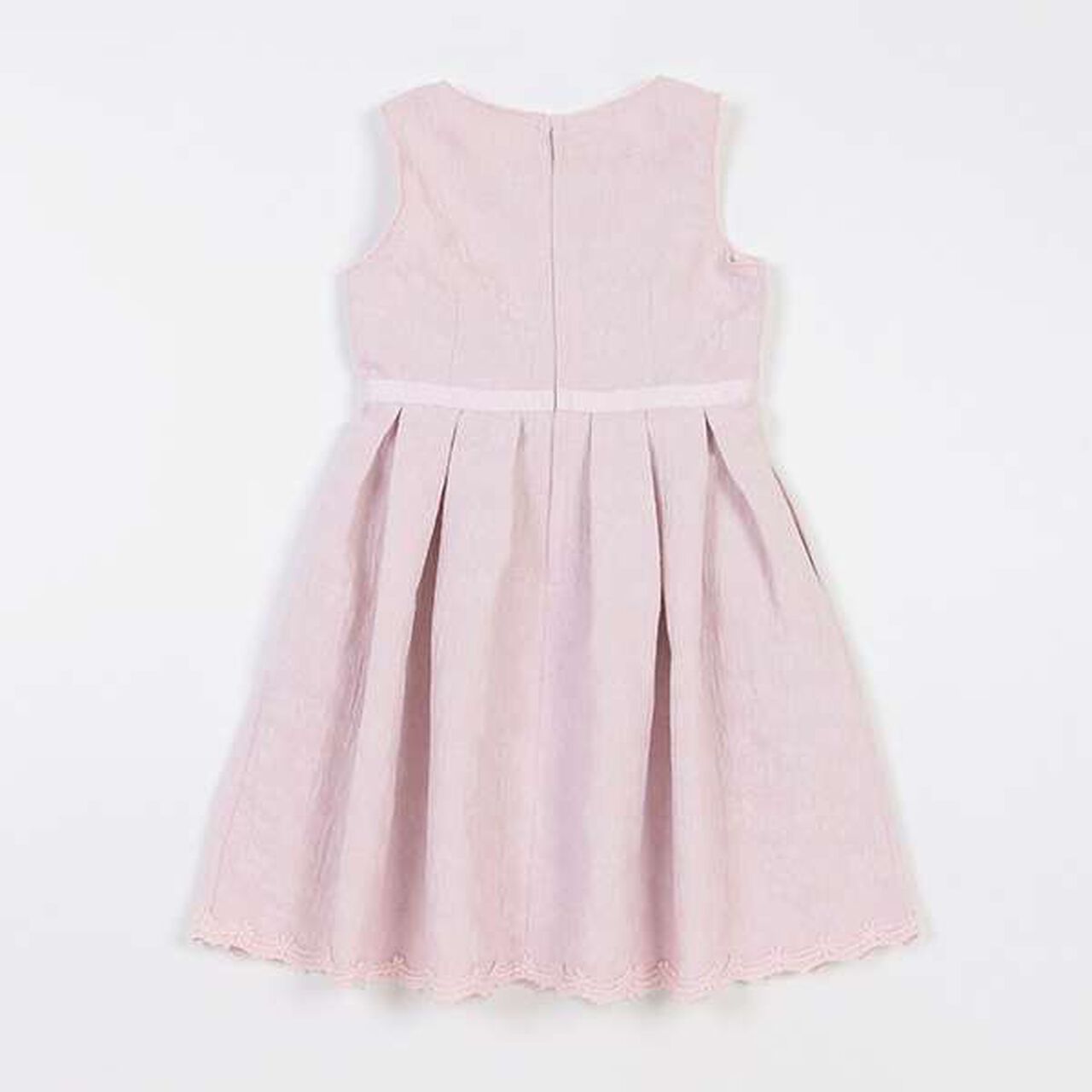 Floral Jacquard One-Piece Dress,Light pink, large image number 1