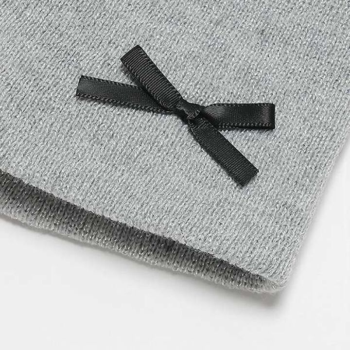 Ribbon Beanie,Gray, medium image number 3