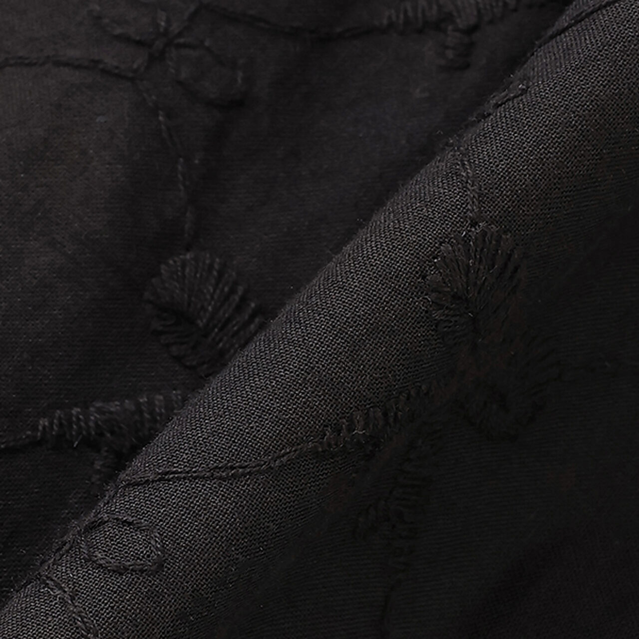 Ribbon Lace Cotton Blouse,Off white, large image number 6