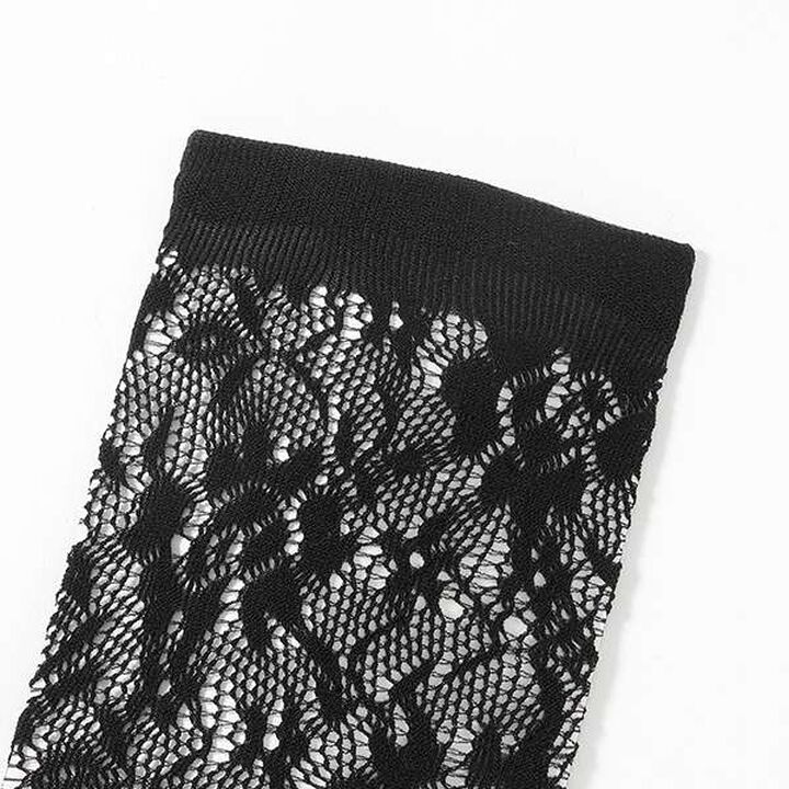 Lace Knee-High Socks,White, medium image number 1