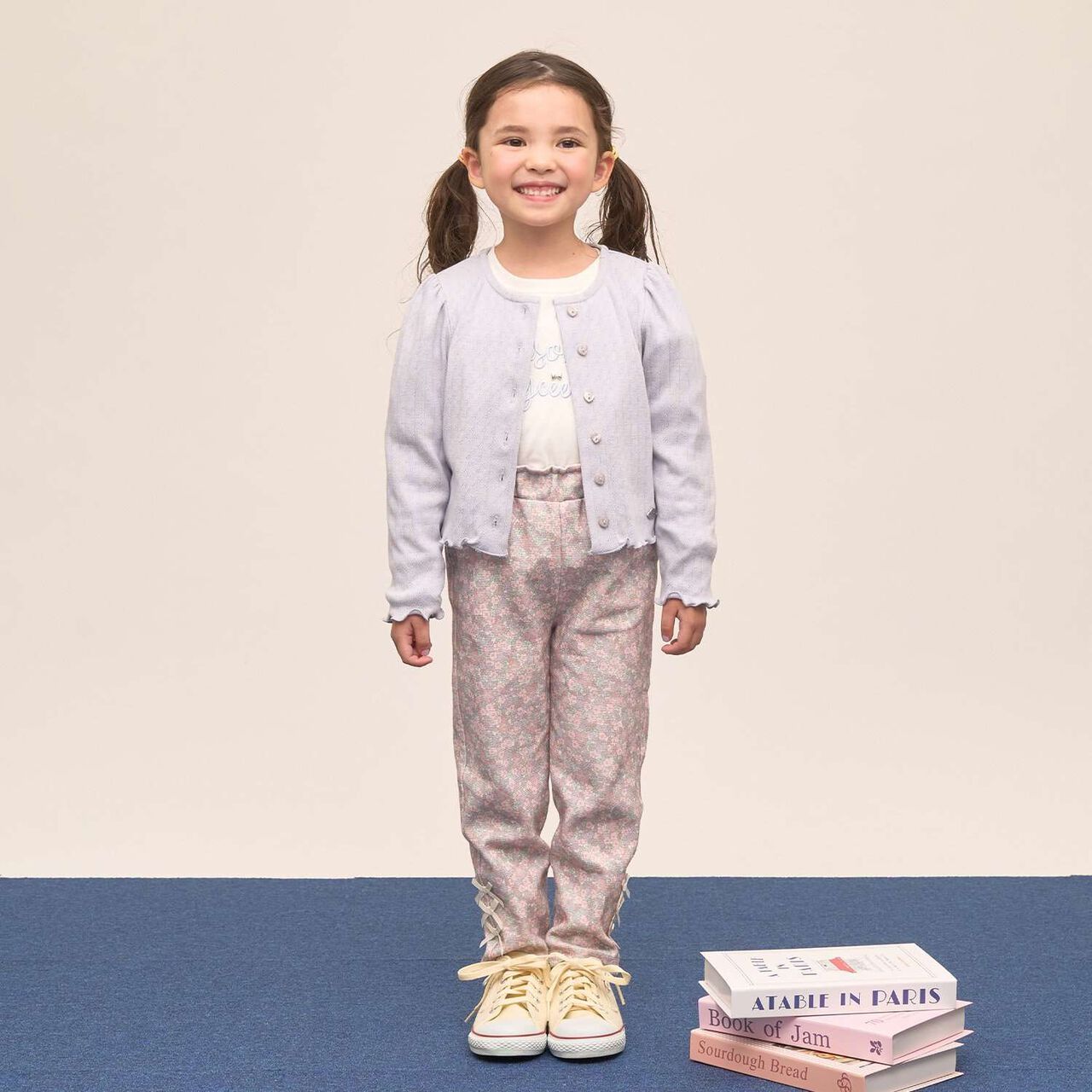 [UV Processing] Patterned Mesh Cardigan,Blue gray, large image number 23