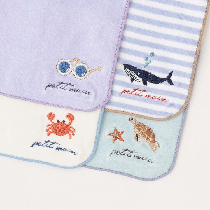 Marine Towel Handkerchief,Lavender, medium image number 2
