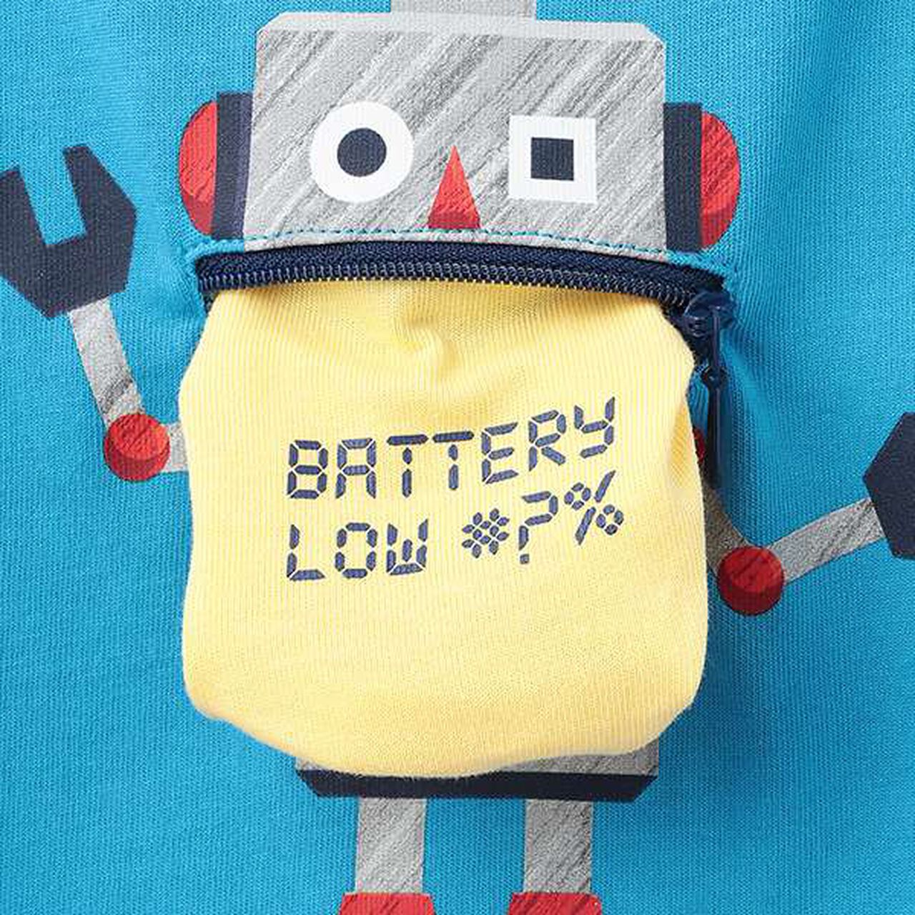 Robot Short Sleeve T-Shirt,Off white, large image number 10