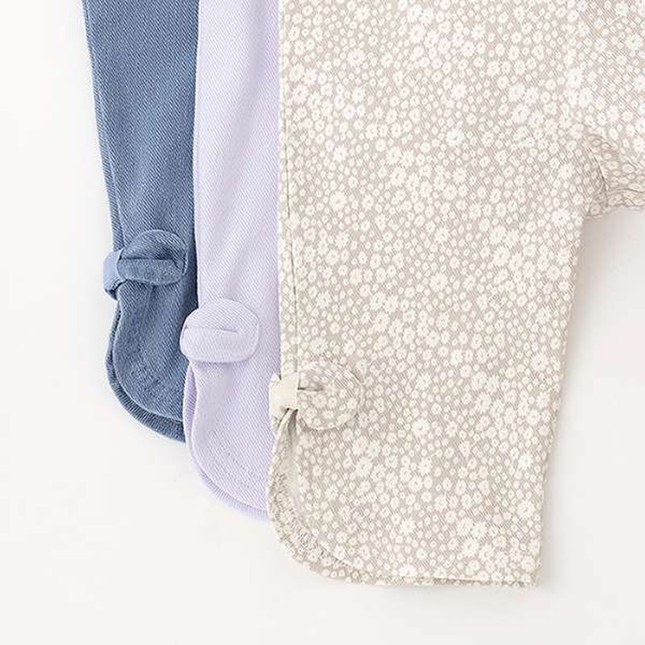 [Smile Series] Side Ribbon 7/8 Length Pants,Multi color, large image number 14