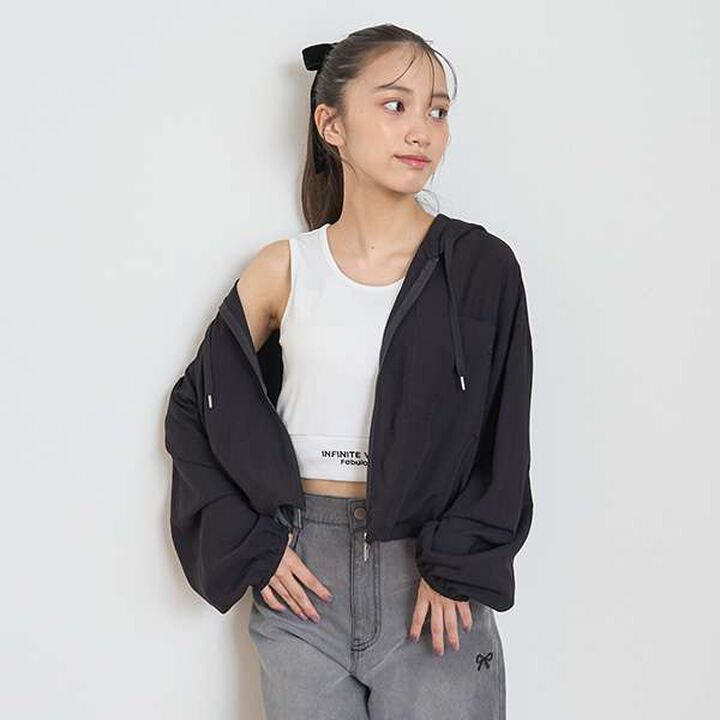 UV Protection Sheer Jacket,Ivory, medium image number 6