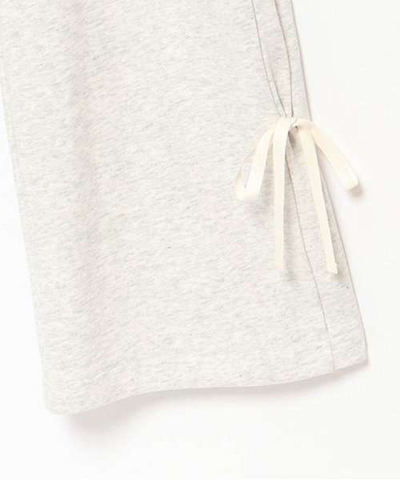 Side Ribbon Tuck Pants,Smoke white, large image number 17