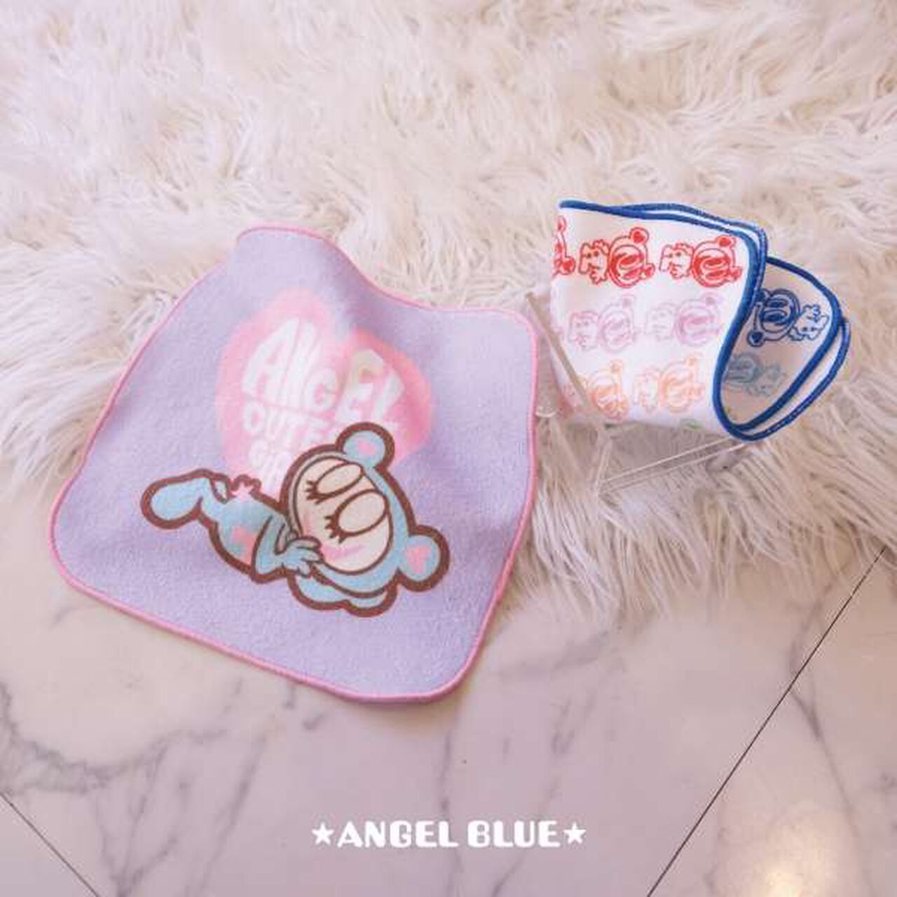 [ANGEL BLUE] Mr. Nakamura Handkerchief Towel (2-Piece Set),Multi color, large image number 4