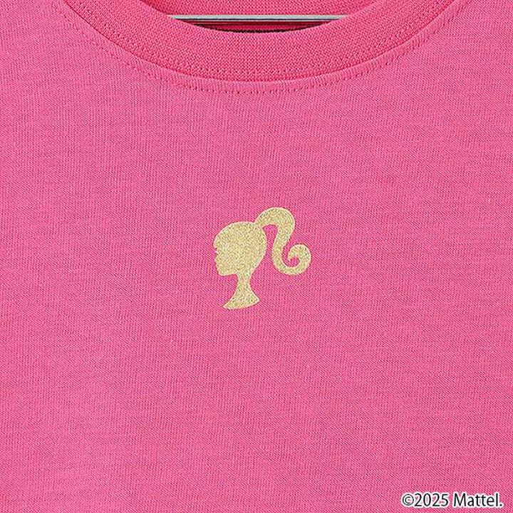 [Barbie] Sleeve Tuck T-Shirt,White, medium image number 3