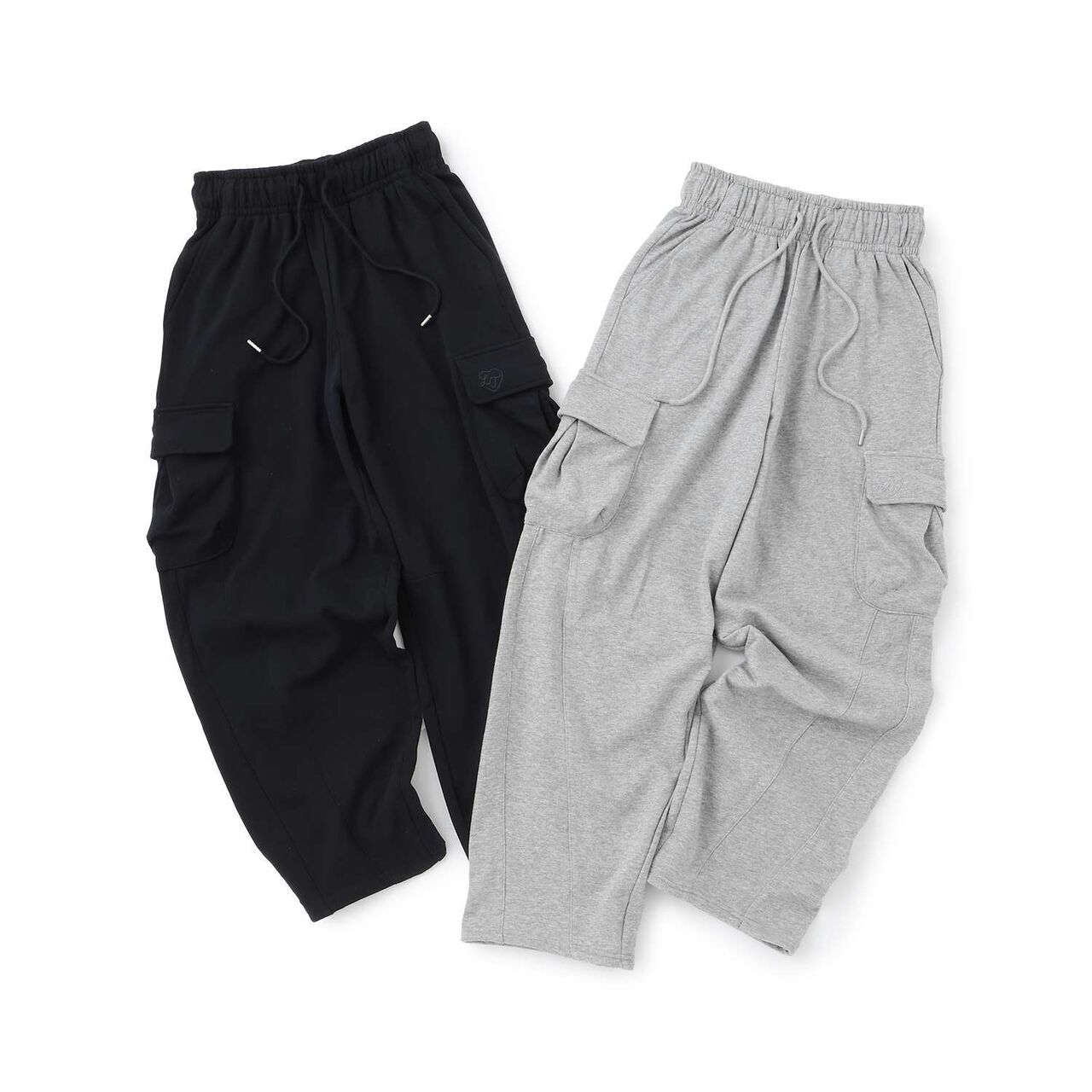 [LTXC - 100% Cotton] Cargo Curve Sweatpants,Top gray, large image number 6
