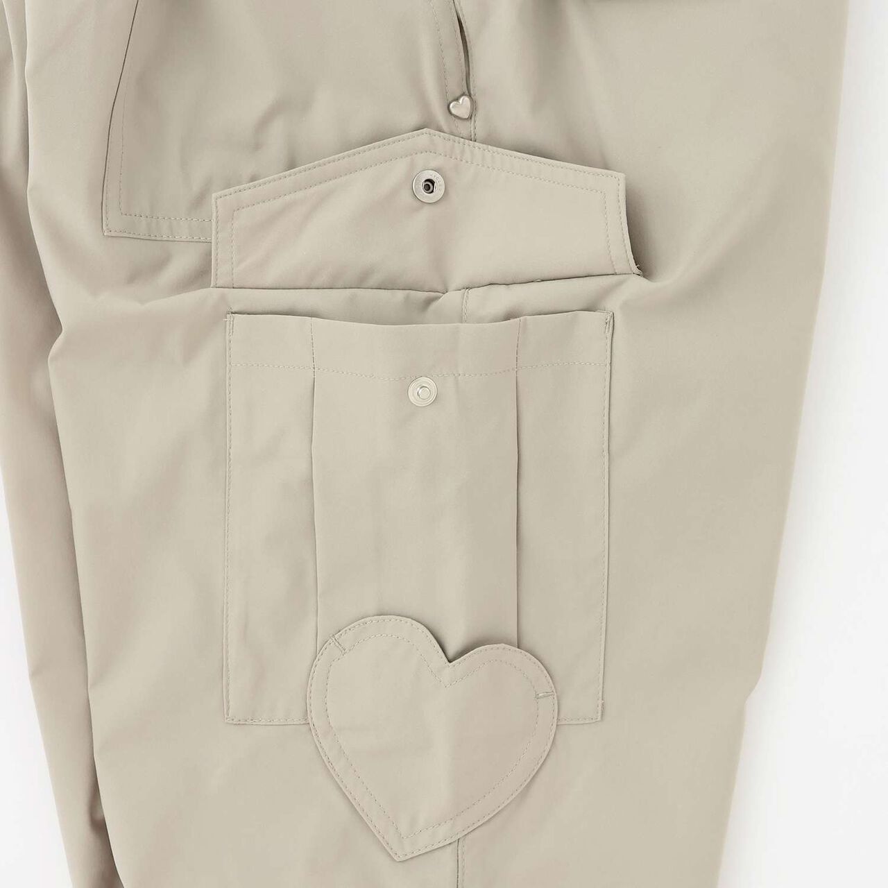 [Functional Material] Land and Water Use / Heart Pocket 2 WAY Cargo Pants,Light khaki, large image number 6