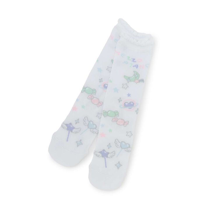 Space Pattern Crew Socks [Made in Japan],, medium