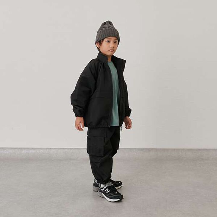 [SKIT0LY] Water-Repellent Packable Bomber Jacket,Black, medium image number 18