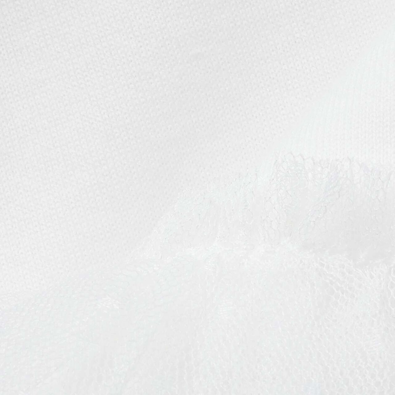 Rhinestone Logo Sweatshirt & Tulle Hem T-Shirt Set,Off white, large image number 13