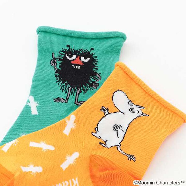 Moomin Stinky Short Socks,Green, medium image number 2