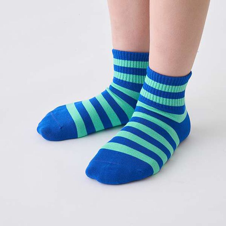 Stripe Socks,Blue, medium image number 0
