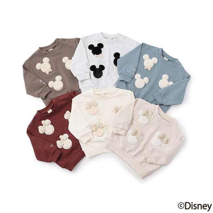 [Disney] Fur Motif Sweatshirt,Light pink, medium image number 3