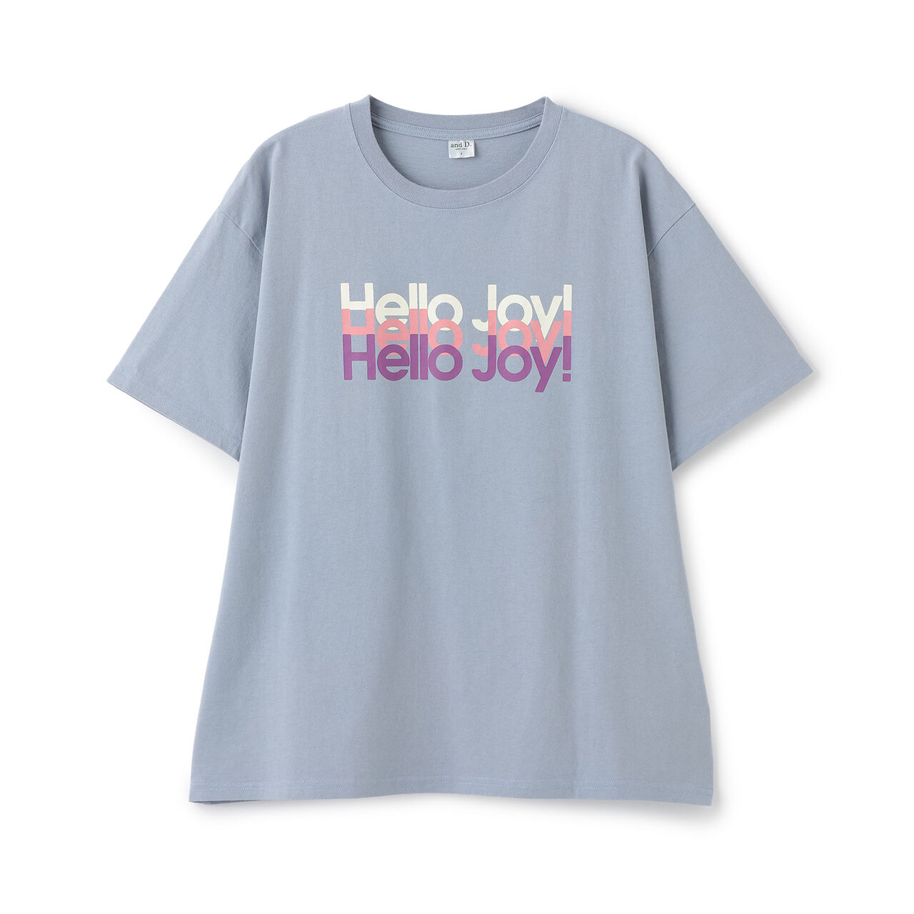 [Parent-Child Matching] DAD Distressed Logo Short Sleeve T-Shirt,Navy, large image number 0