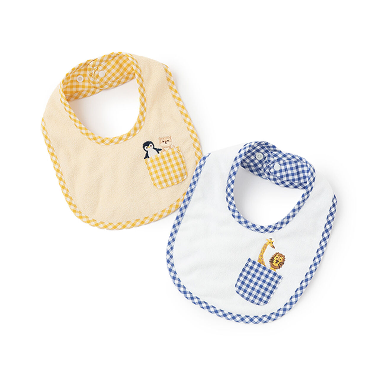 Pocket Animal Bib,Blue, large image number 8