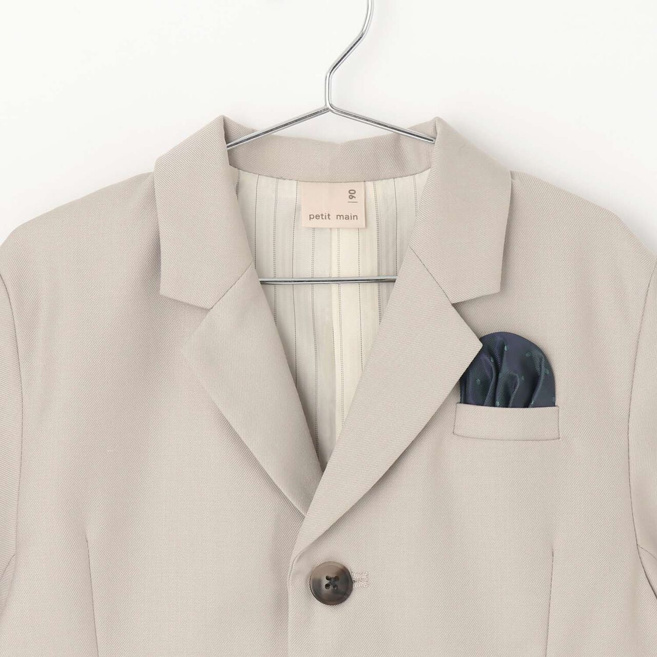 Semi-Formal JK + Half Pants Set,Charcoal gray, large image number 7