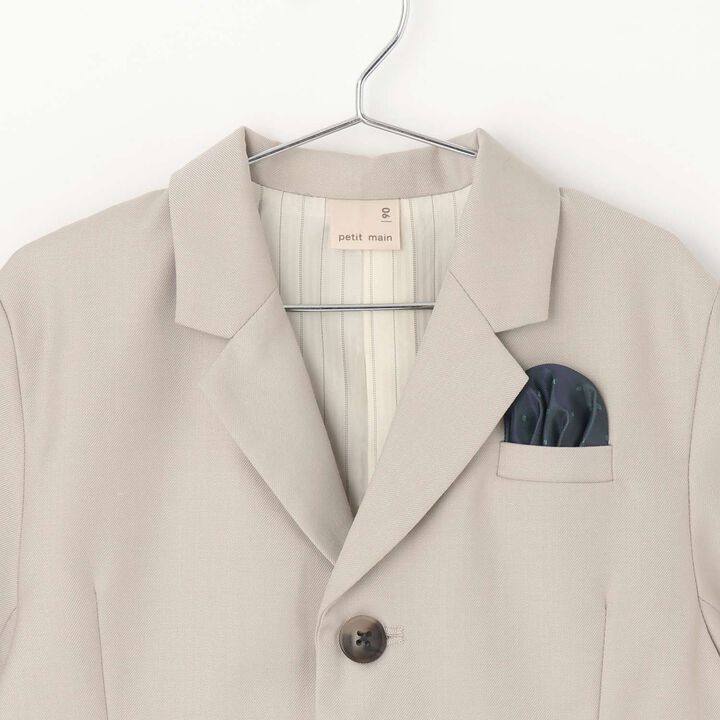 Semi-Formal JK + Half Pants Set,Charcoal gray, medium image number 7