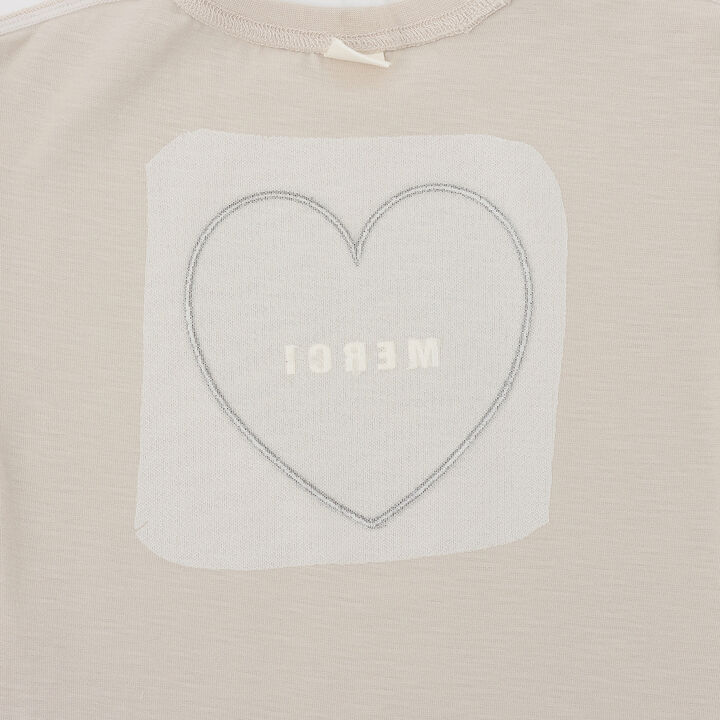 [Cool Touch] Back Appliqu&eacute; Short Sleeve T-Shirt,Beige, medium image number 20