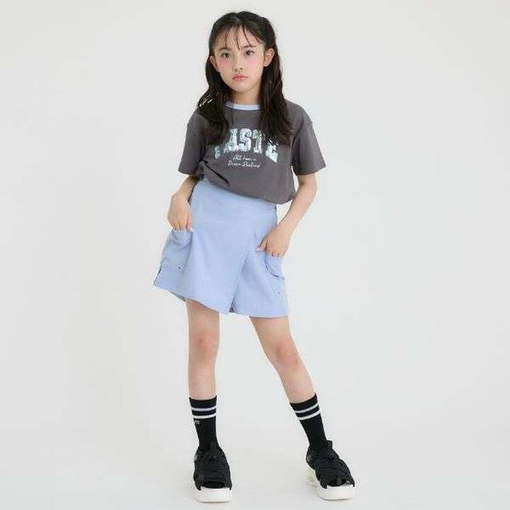 [Land and Water Use] Wrap Skirt Shorts,Black, medium image number 13