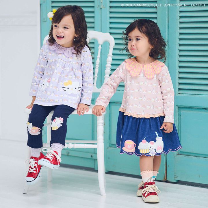 [Hello Kitty] Leggings,Pearl white, medium image number 3