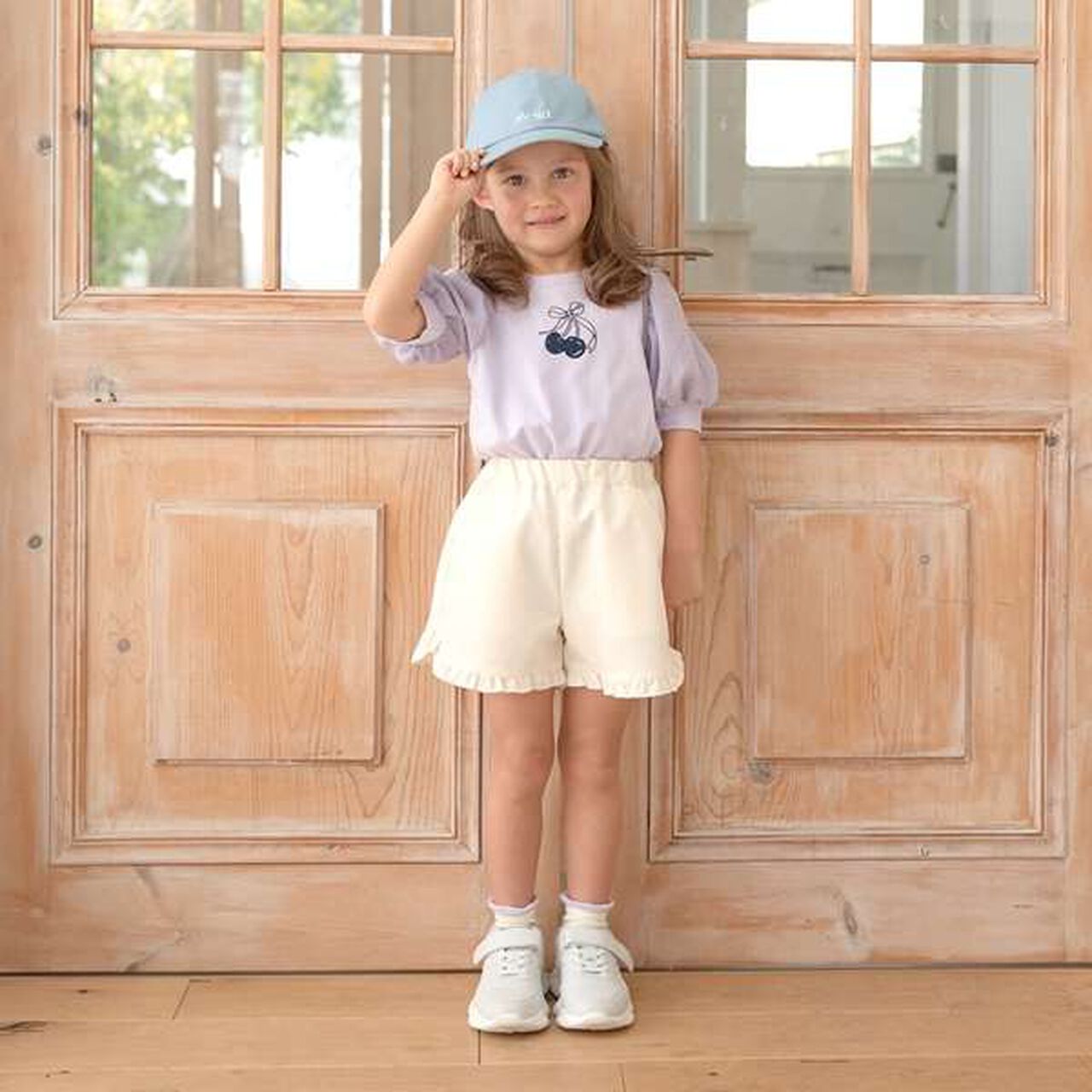 Frill Hem Shorts,Ivory, large image number 18