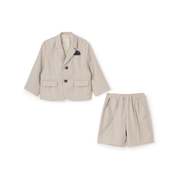 Semi-Formal JK + Half Pants Set,Charcoal gray, medium image number 6