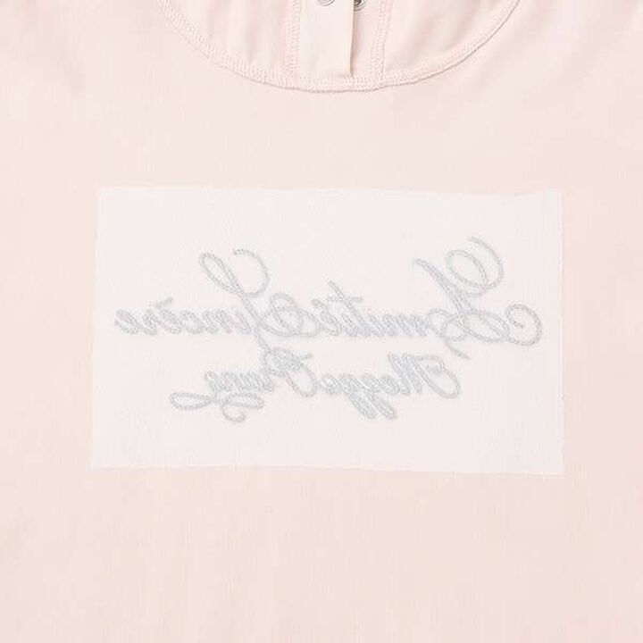 [Cool Touch] Lace Trim Parka Mini One-Piece Dress,Pink, medium image number 8