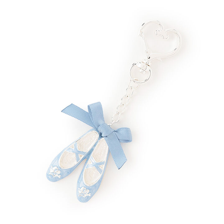 Ballet Pointe Shoe Keychain,Light pink, medium image number 5