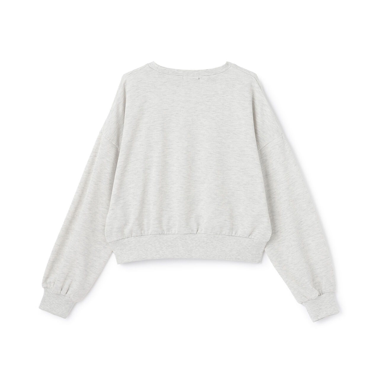 Flower Flock Pullover,Charcoal gray, large image number 6