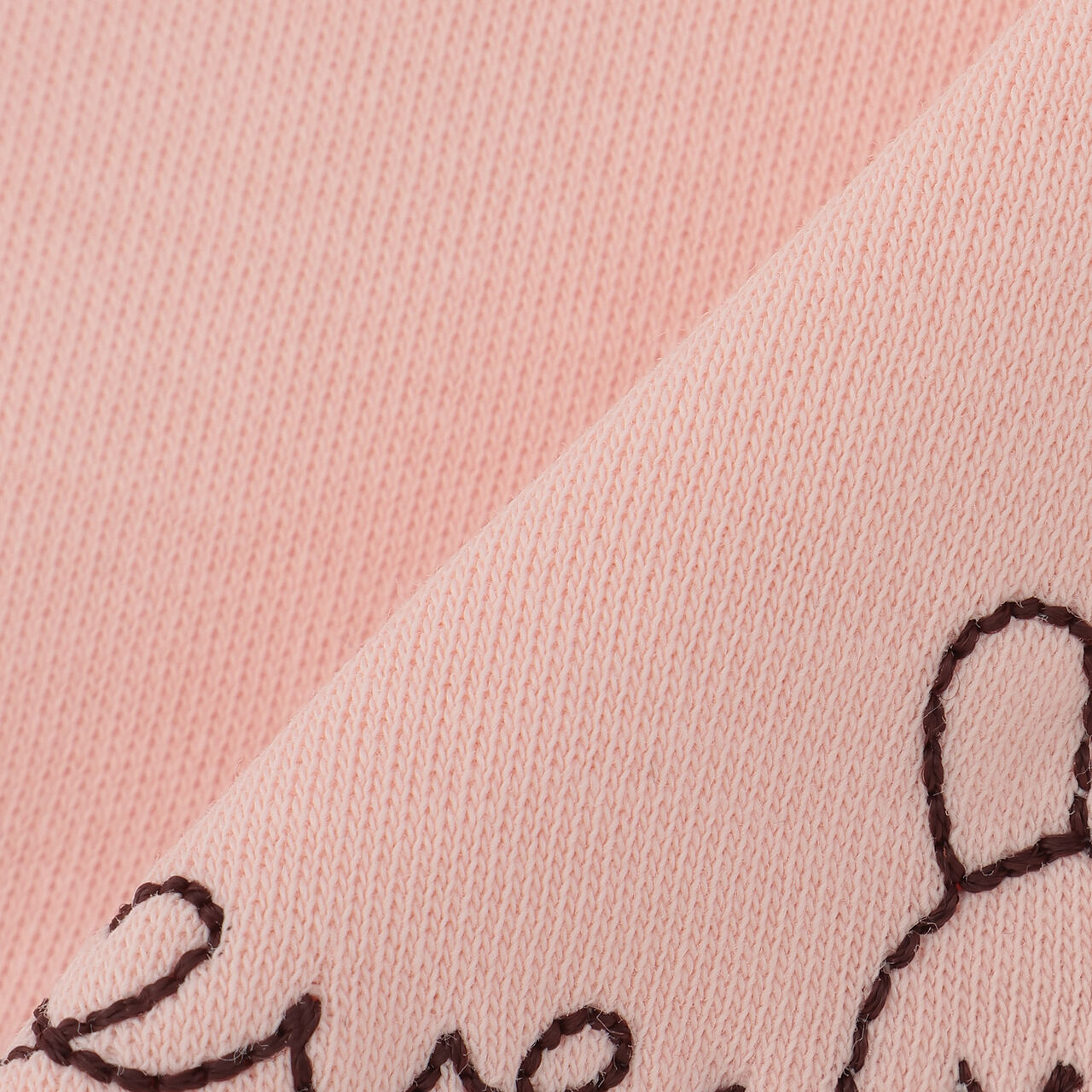 Mimi-chan & Cherry Embroidered Bib,Pink, large image number 3