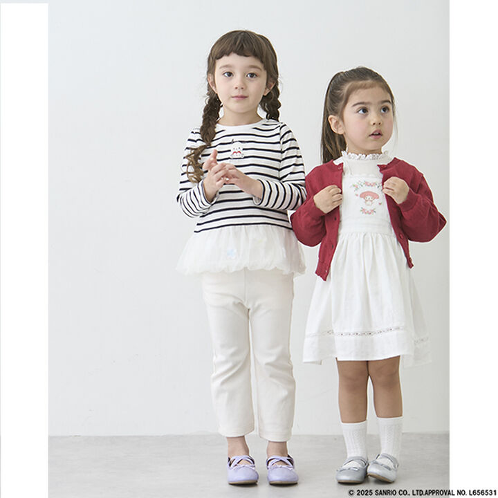 Anti-Stain Finish / Link Stretch Flare Pants,Ivory, medium image number 14