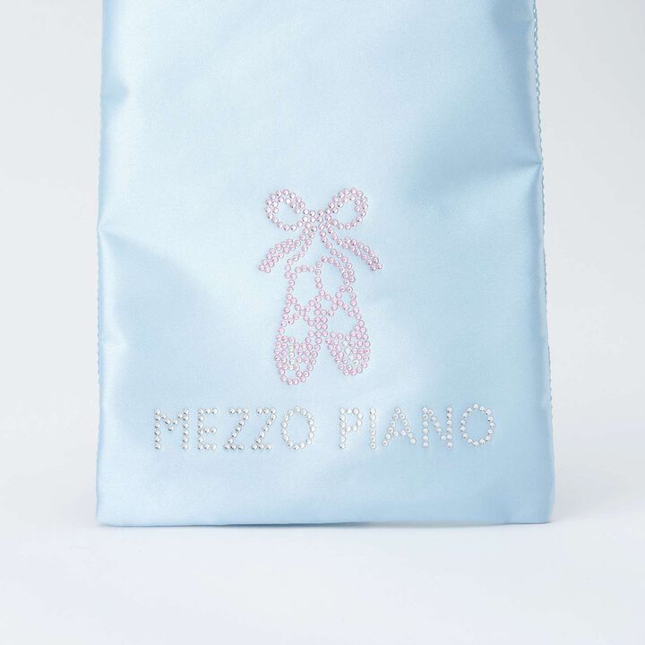 [Ballet] Sparkling Drawstring Bag for Ballet Shoes,Dark red, medium image number 2