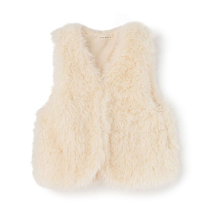 [Halloween] Fluffy and Soft Fur Vest,Greige, medium image number 16