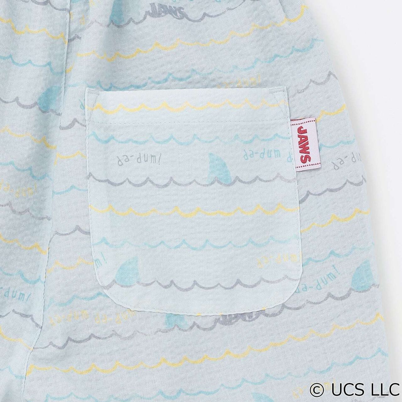 [WEB Exclusive] [JAWS] Seersucker Pattern Half Pants,Green, large image number 7