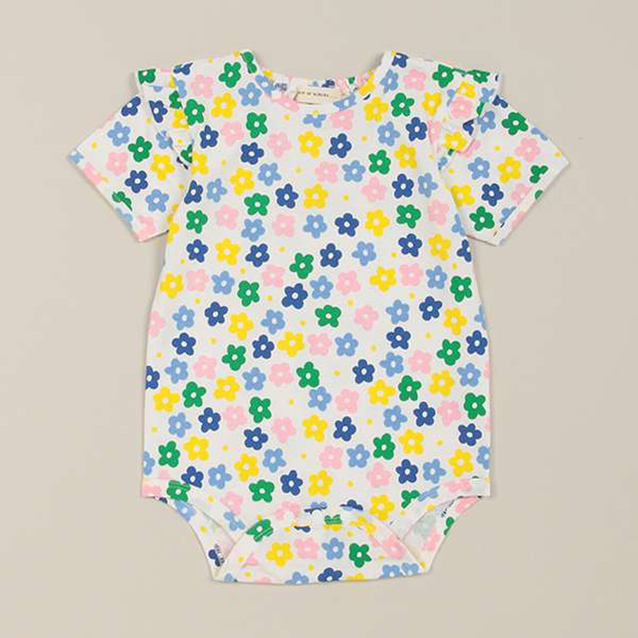 Colorful Flower Bodysuit,Pink, large image number 7