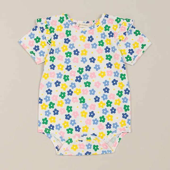 Colorful Flower Bodysuit,Pink, medium image number 7