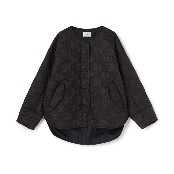 [Parent-Child Matching / Water-Repellent] Quilted Jacket,Black, medium image number 14